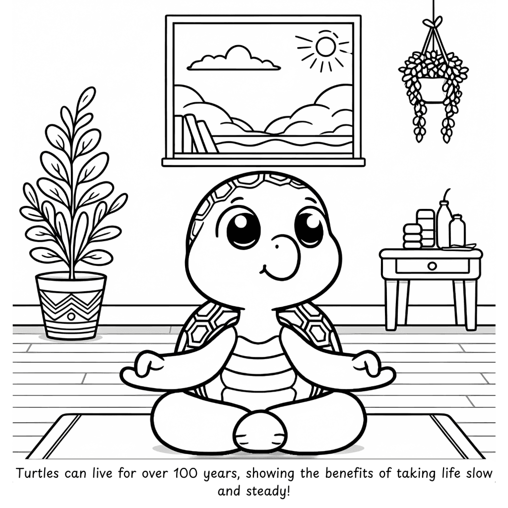 AI-generated coloring book interior page formatted for Amazon KDP with clean black-and-white line art