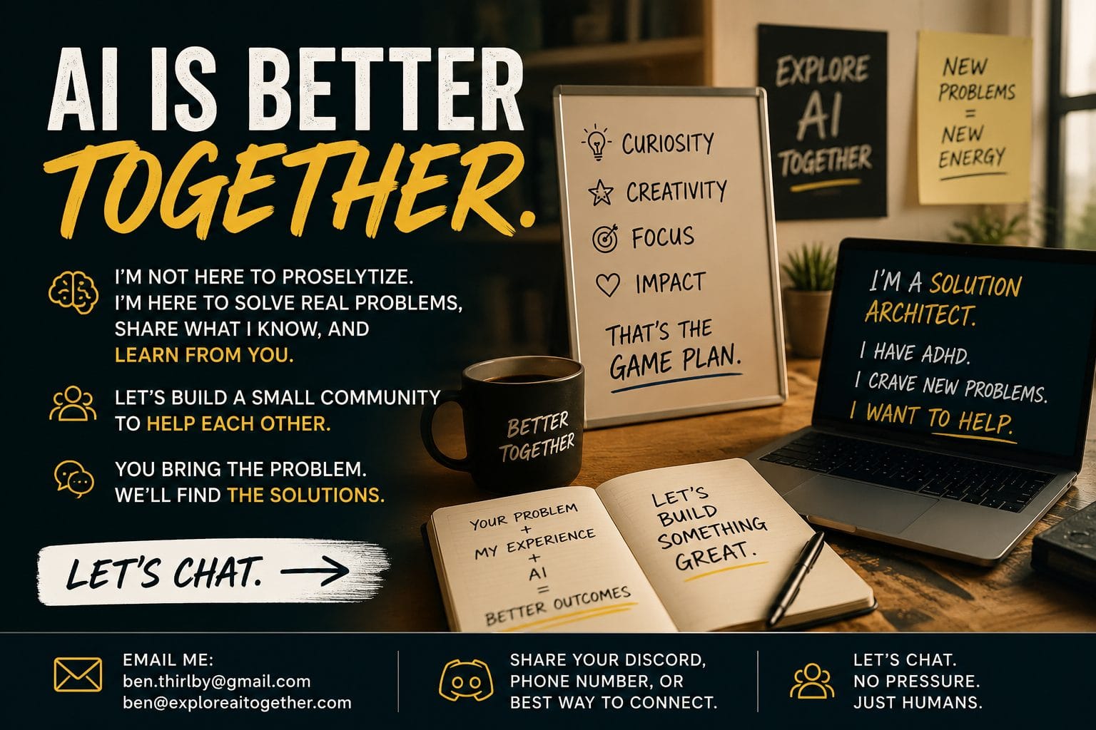 Let’s Solve Your Problems… or mine?