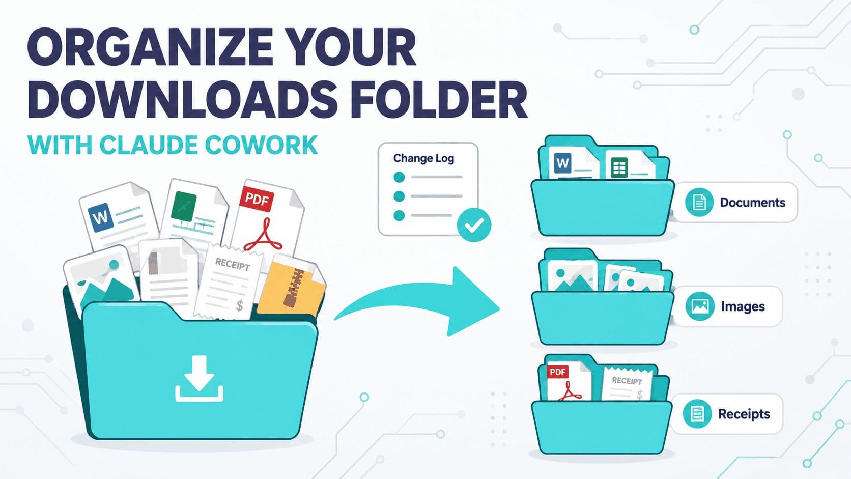 How to Organize Your Messy Downloads Folder with AI (Claude Cowork Guide)